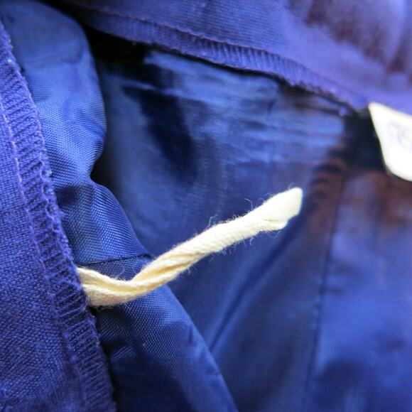 FASHION STAR Vintage Long Skirt Size 12 Lined Pleats Pockets Buttons Purple - Picture 8 of 12